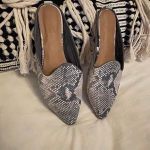 Womens flats open back